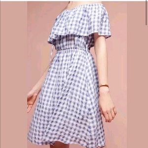 Anthropologie 11-1 Tylho Gingham Midi dress XL